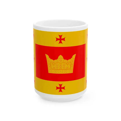 Flag of Aspindza Municipality (Georgia) White Coffee Mug 15oz - Go Mug Yourself