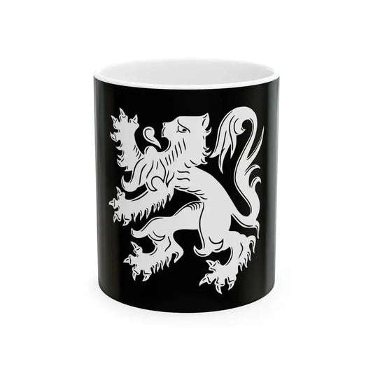 Flag of Asse (Belgium) White Coffee Mug 11oz - Go Mug Yourself
