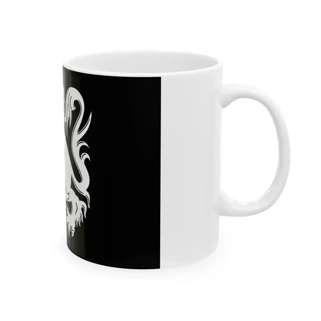 Flag of Asse (Belgium) White Coffee Mug - Go Mug Yourself