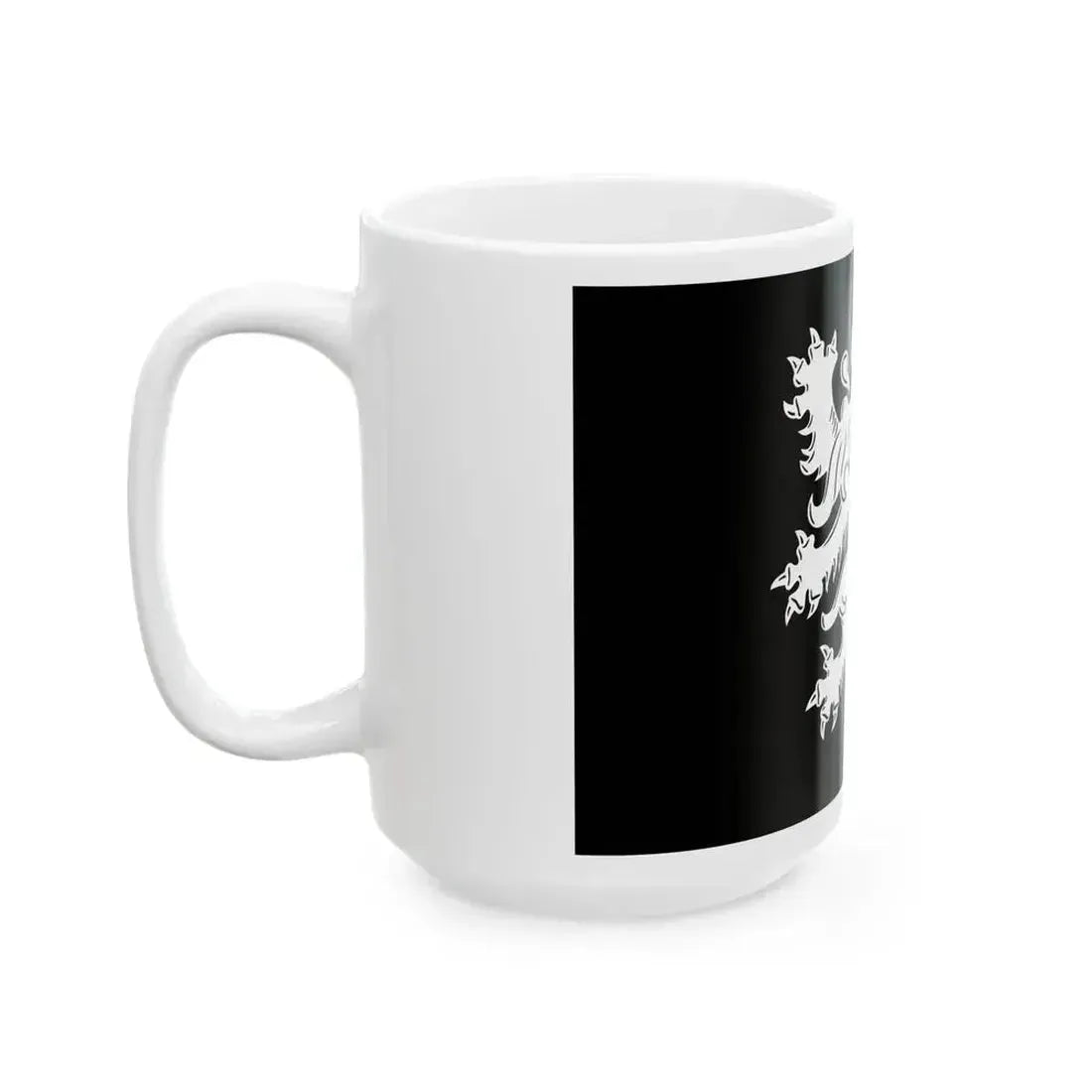 Flag of Asse (Belgium) White Coffee Mug - Go Mug Yourself