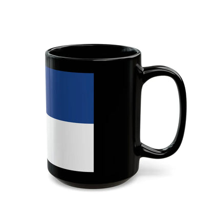 Flag of Assen the capital of the province of Drenthe Netherlands - Black Coffee Mug-Go Mug Yourself