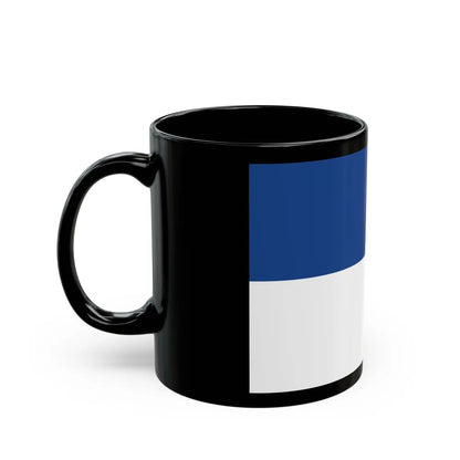 Flag of Assen the capital of the province of Drenthe Netherlands - Black Coffee Mug-Go Mug Yourself