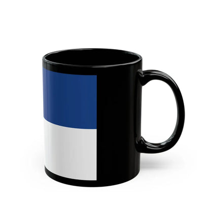 Flag of Assen the capital of the province of Drenthe Netherlands - Black Coffee Mug-Go Mug Yourself