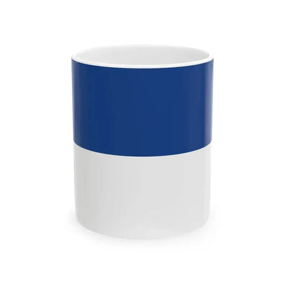 Flag of Assen the capital of the province of Drenthe Netherlands - White Coffee Mug 11oz - Go Mug Yourself