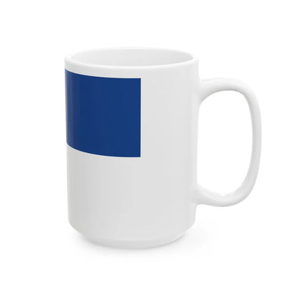 Flag of Assen the capital of the province of Drenthe Netherlands - White Coffee Mug-Go Mug Yourself