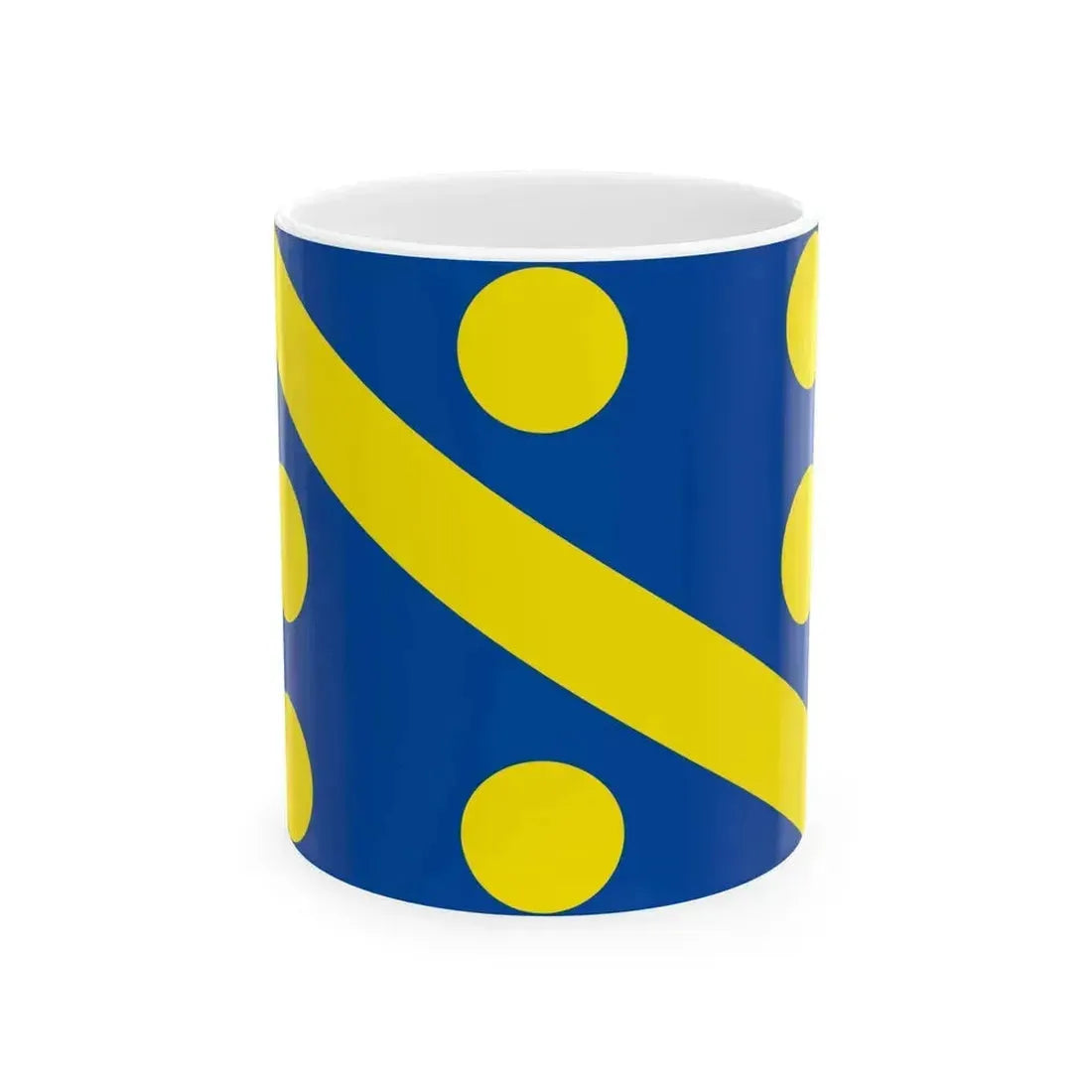 Flag of Assesse (Belgium) White Coffee Mug 11oz - Go Mug Yourself