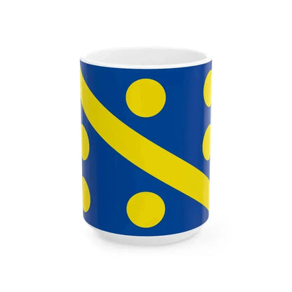 Flag of Assesse (Belgium) White Coffee Mug 15oz - Go Mug Yourself