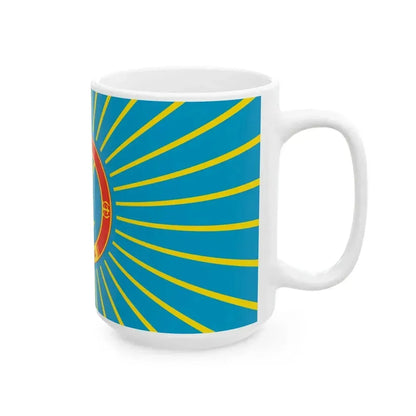 Flag of Astana Kazakhstan (Kazakhstan) White Coffee Mug - Go Mug Yourself