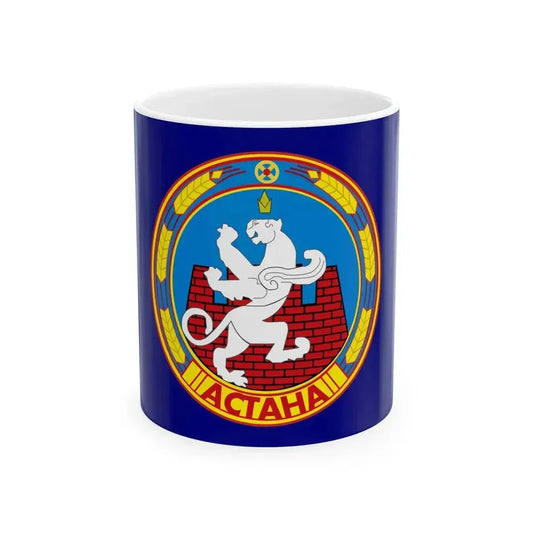 Flag of Astana (Kazakhstan) White Coffee Mug 11oz - Go Mug Yourself