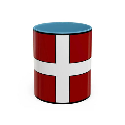 Flag of Asti Italy - Accent Coffee Mug 11oz Light Blue - Go Mug Yourself