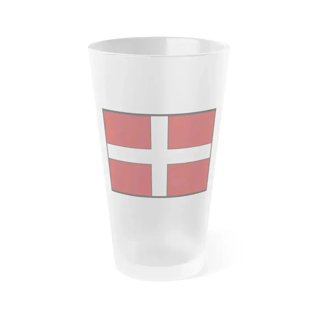 Flag of Asti Italy - Frosted Pint Glass 16oz 16oz Frosted - Go Mug Yourself