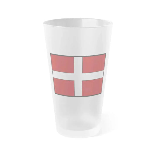 Flag of Asti Italy - Frosted Pint Glass 16oz 16oz Frosted - Go Mug Yourself