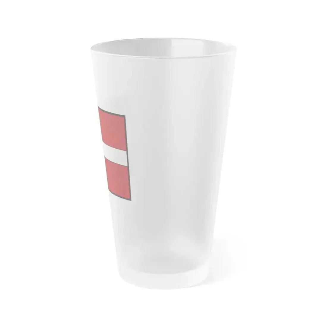 Flag of Asti Italy - Frosted Pint Glass 16oz - Go Mug Yourself