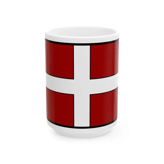 Flag of Asti Italy - White Coffee Mug 15oz - Go Mug Yourself