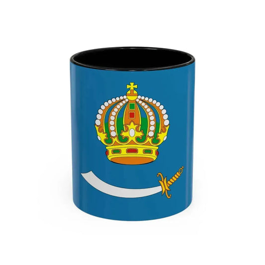 Flag of Astrakhan Oblast Russia - Accent Coffee Mug 11oz Black - Go Mug Yourself