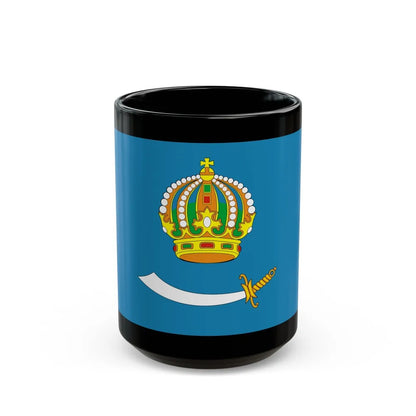 Flag of Astrakhan Oblast Russia - Black Coffee Mug-15oz-Go Mug Yourself