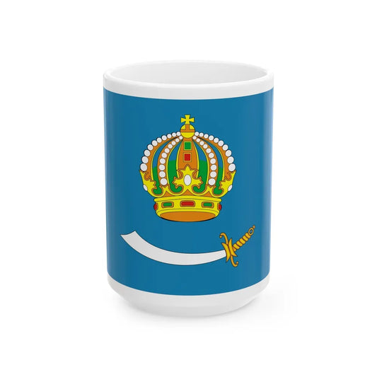 Flag of Astrakhan Oblast Russia - White Coffee Mug-15oz-Go Mug Yourself