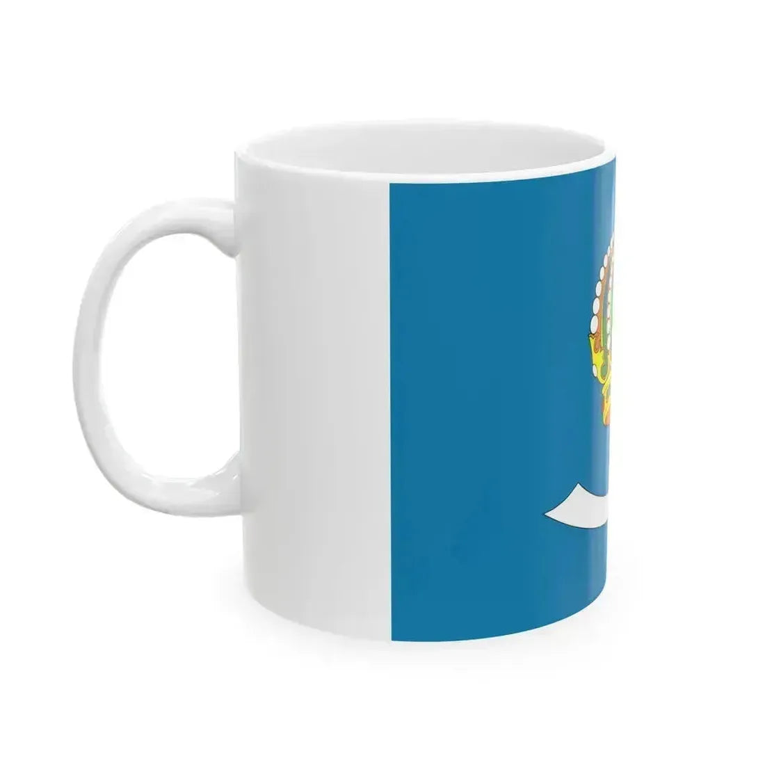 Flag of Astrakhan Oblast Russia - White Coffee Mug - Go Mug Yourself