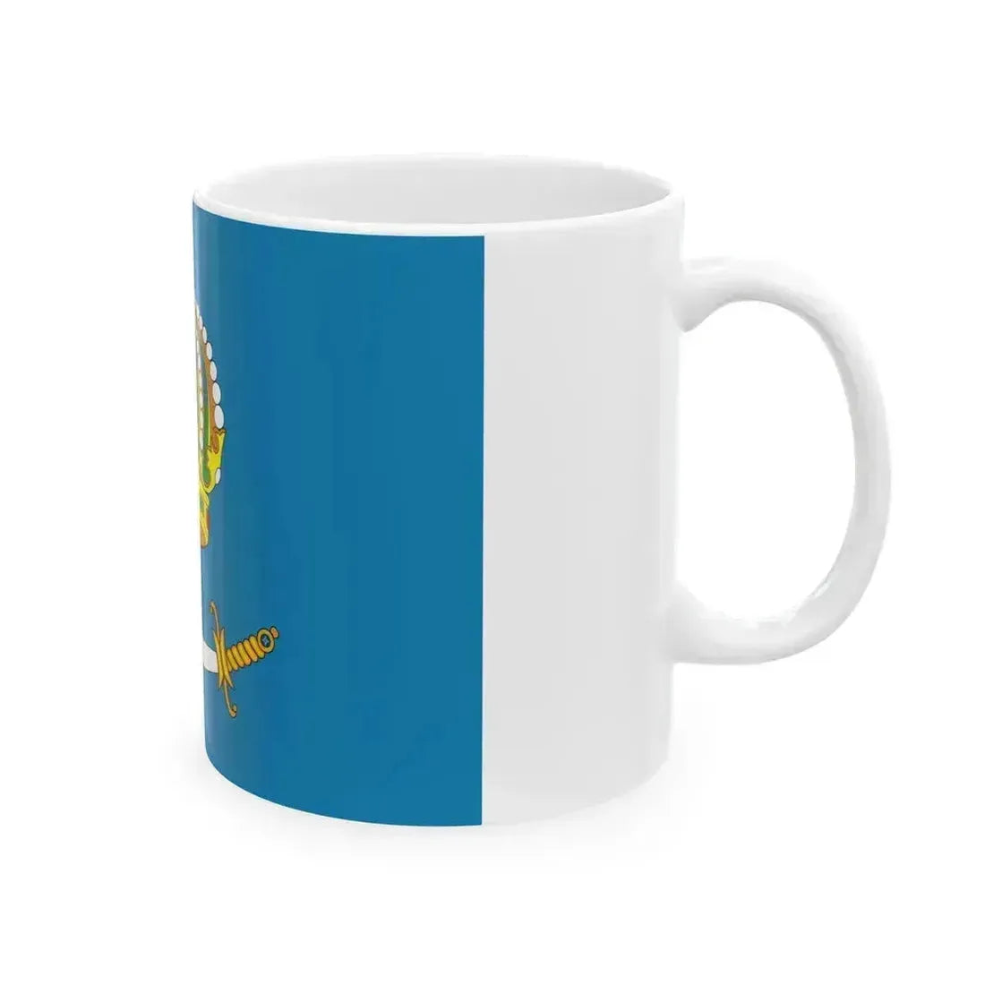 Flag of Astrakhan Oblast Russia - White Coffee Mug - Go Mug Yourself