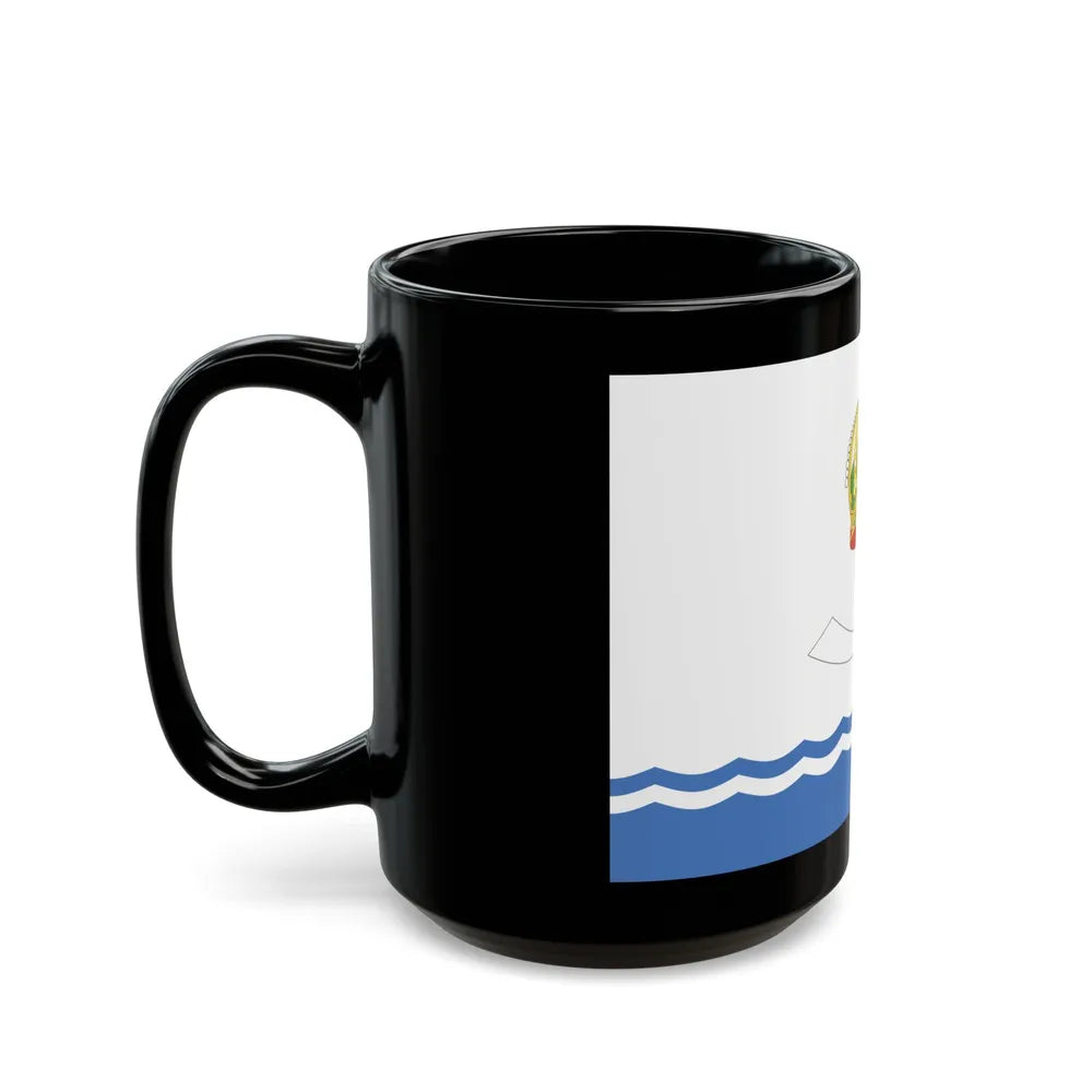 Flag of Astrakhan Russia - Black Coffee Mug-Go Mug Yourself