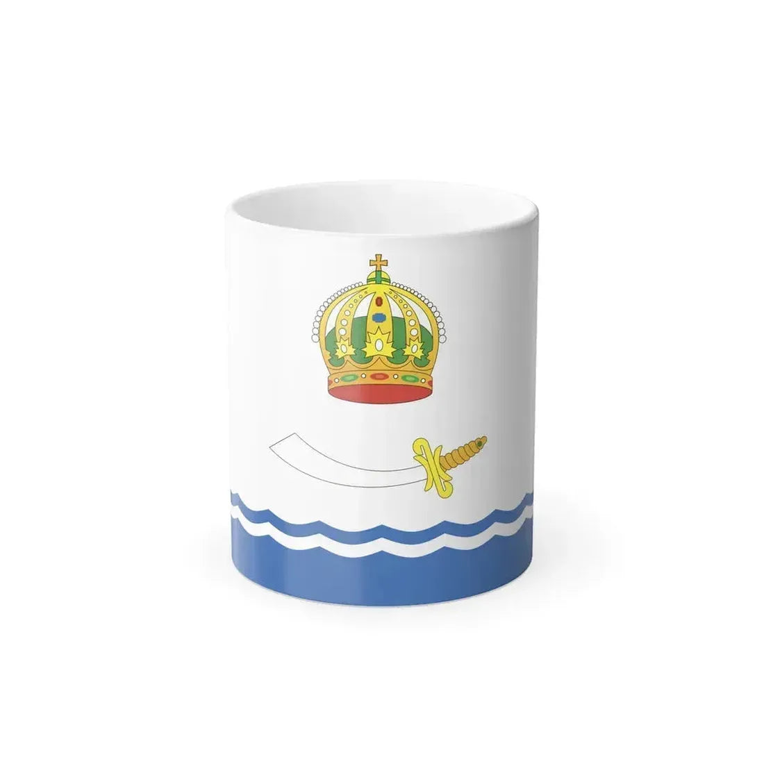 Flag of Astrakhan Russia - Color Changing Coffee Mug 11oz - Go Mug Yourself