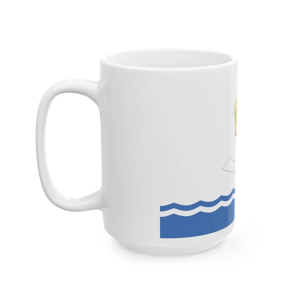 Flag of Astrakhan Russia - White Coffee Mug-Go Mug Yourself