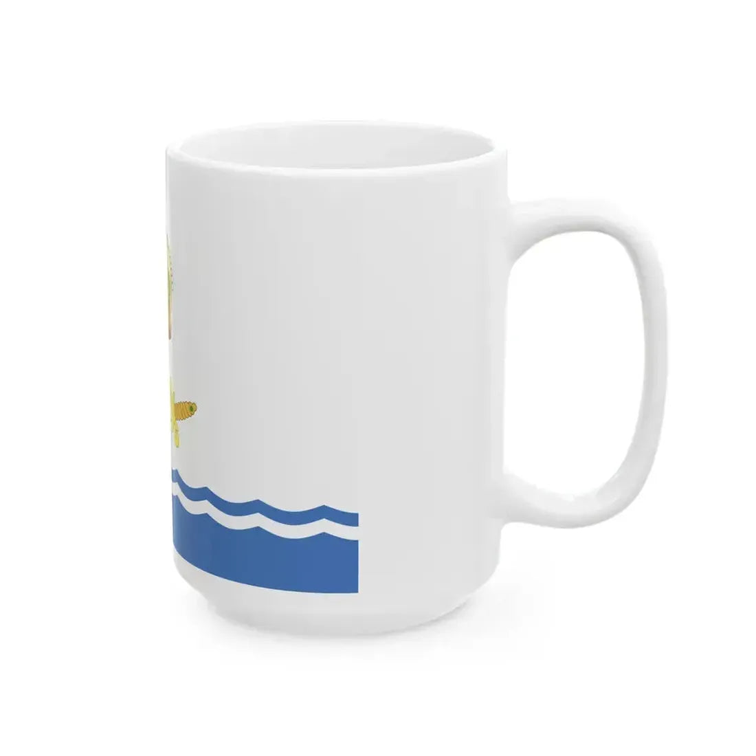 Flag of Astrakhan Russia - White Coffee Mug - Go Mug Yourself