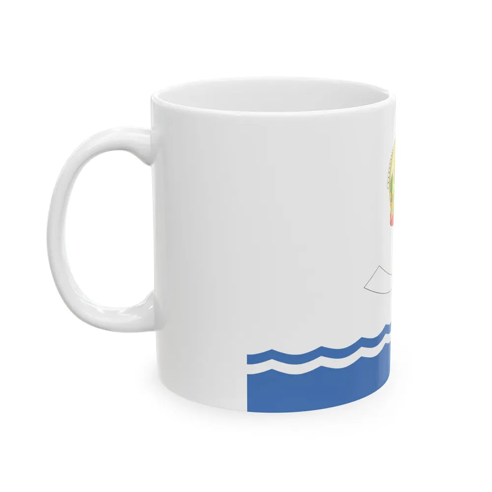 Flag of Astrakhan Russia - White Coffee Mug-Go Mug Yourself