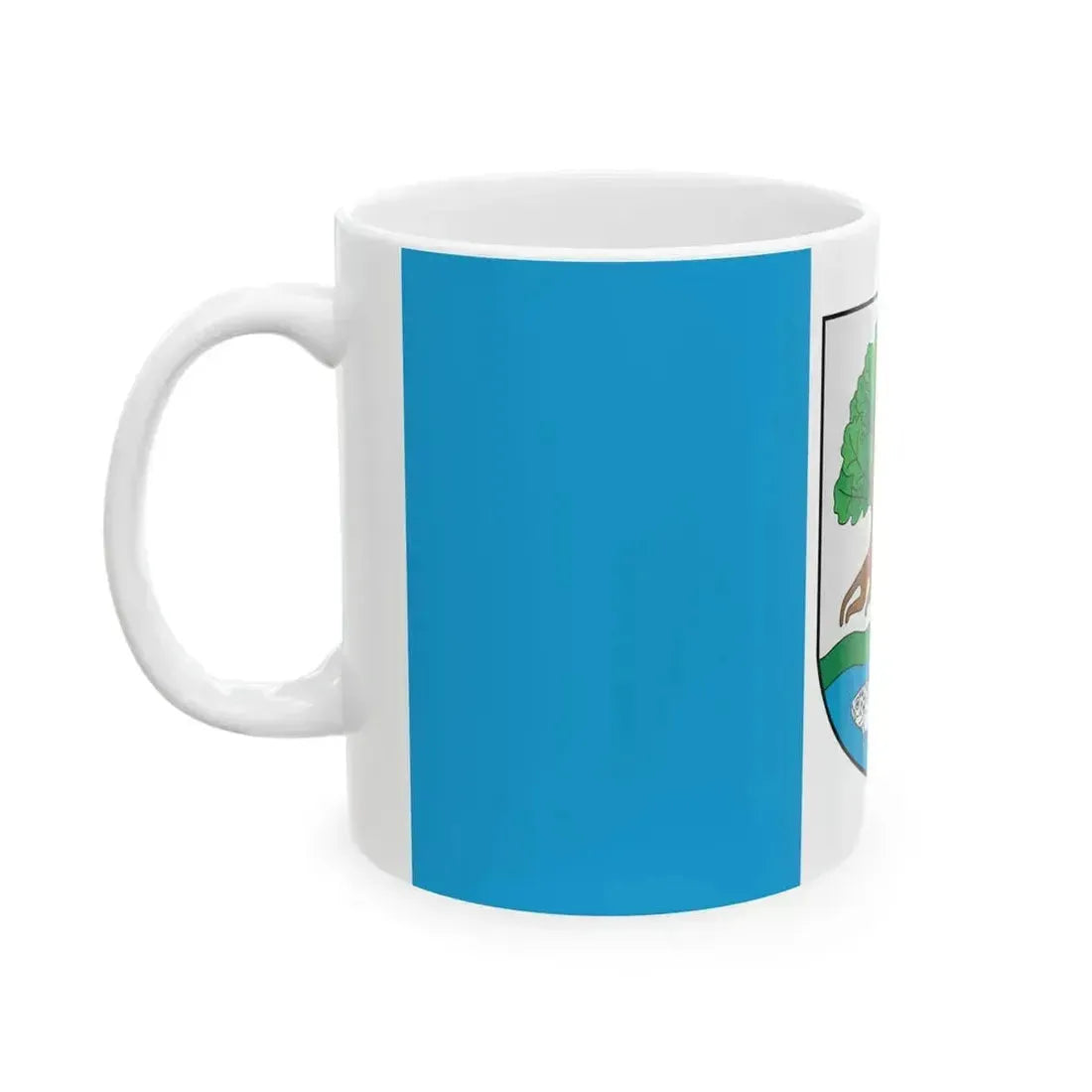 Flag of Astraviec (Belarus) White Coffee Mug - Go Mug Yourself