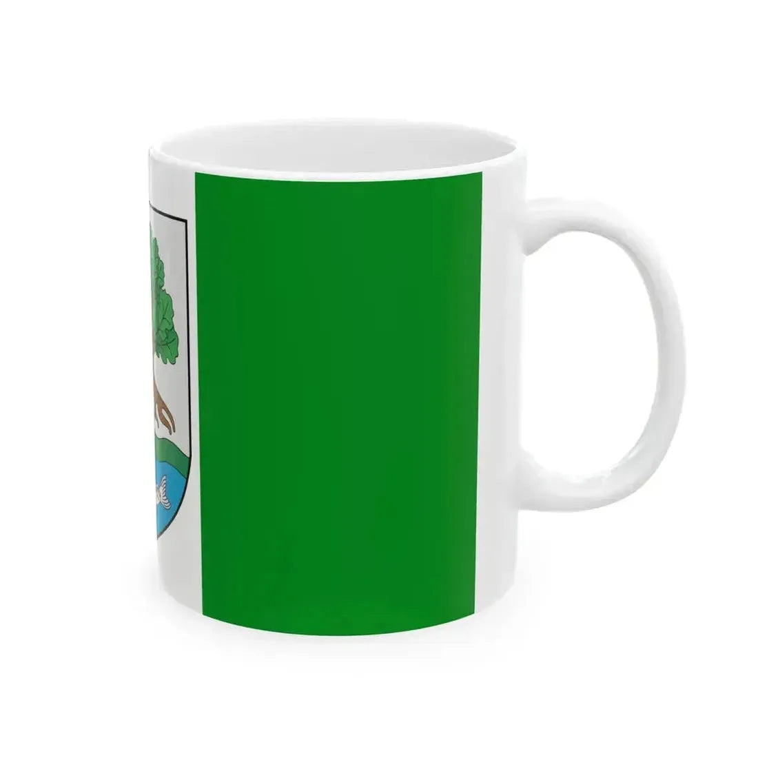 Flag of Astraviec (Belarus) White Coffee Mug - Go Mug Yourself