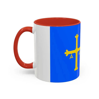 Flag of Asturias Spain - Accent Coffee Mug - Go Mug Yourself