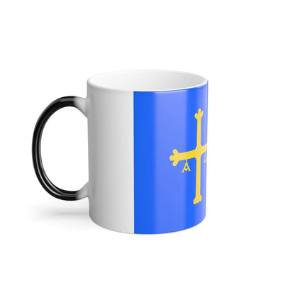 Flag of Asturias Spain - Color Changing Coffee Mug-Go Mug Yourself