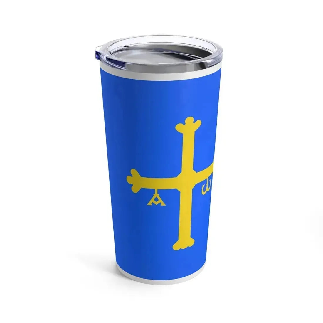 Flag of Asturias Spain - Tumbler 20oz - Go Mug Yourself
