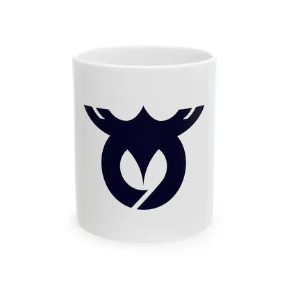 Flag of Asuke Aichi 1971-2005 (Japan) White Coffee Mug 11oz - Go Mug Yourself