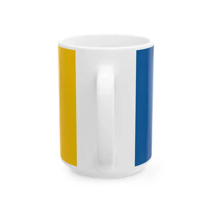 Flag of Aszod variant (Hungary) White Coffee Mug - Go Mug Yourself