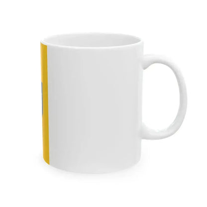 Flag of Aszod vertical (Hungary) White Coffee Mug - Go Mug Yourself