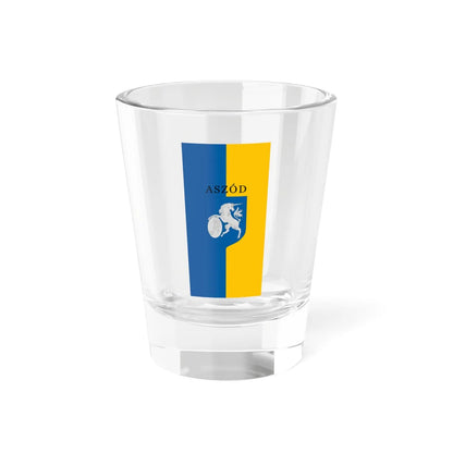 Flag of Aszod vertical  variant (Hungary) Shot Glass 1.5oz 1.5oz - Go Mug Yourself