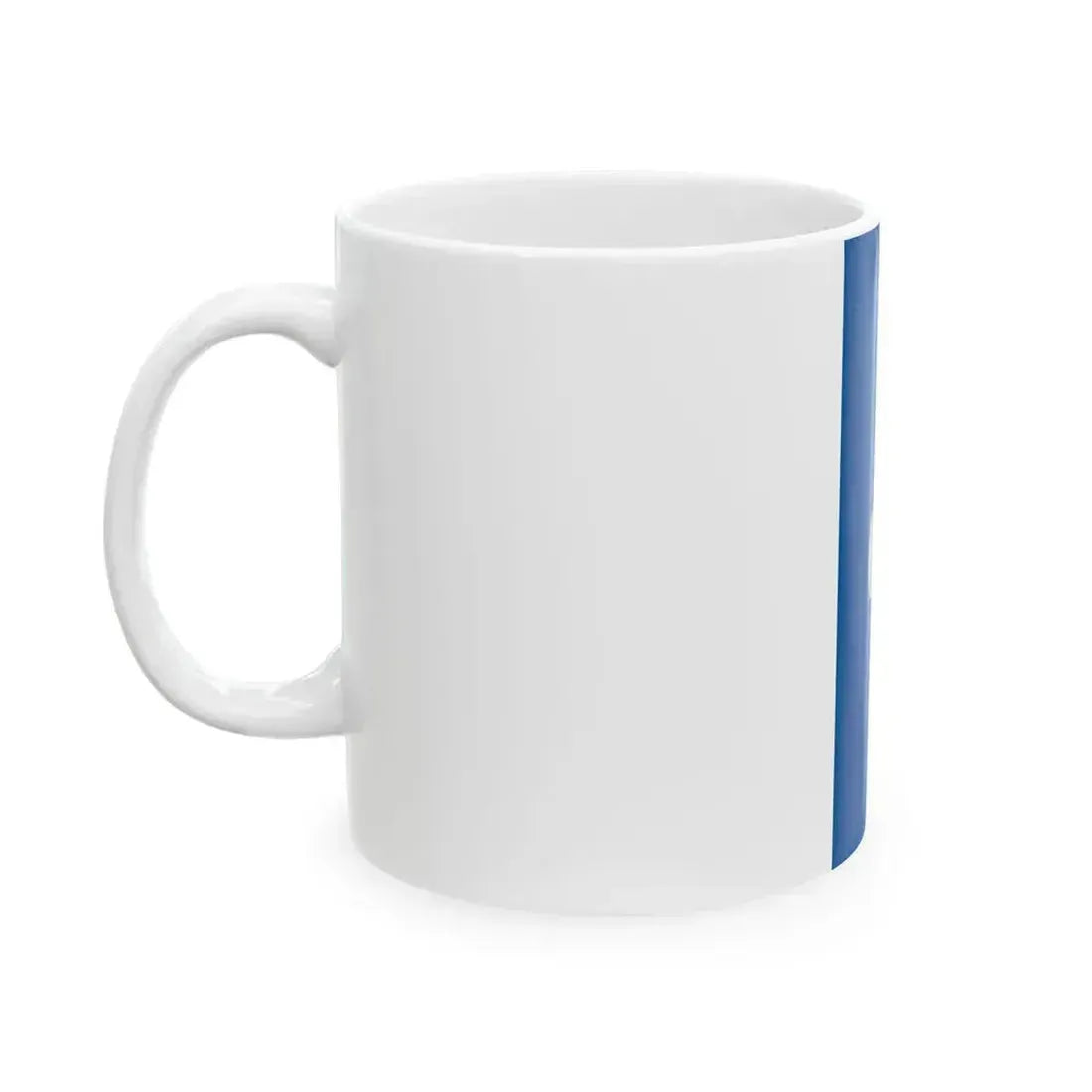 Flag of Aszod vertical  variant (Hungary) White Coffee Mug - Go Mug Yourself