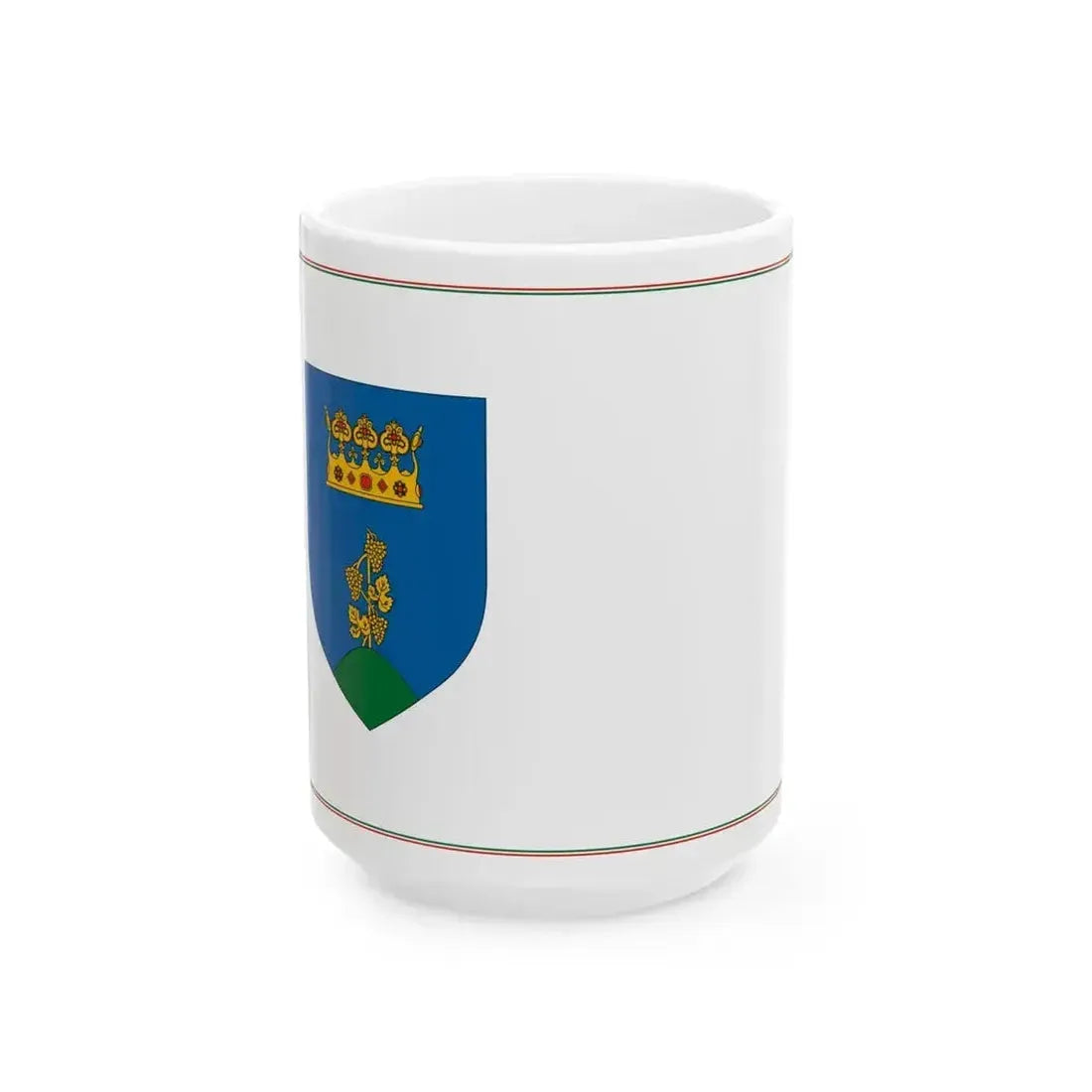 Flag of Aszofo (Hungary) White Coffee Mug 15oz - Go Mug Yourself