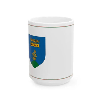 Flag of Aszofo (Hungary) White Coffee Mug 15oz - Go Mug Yourself