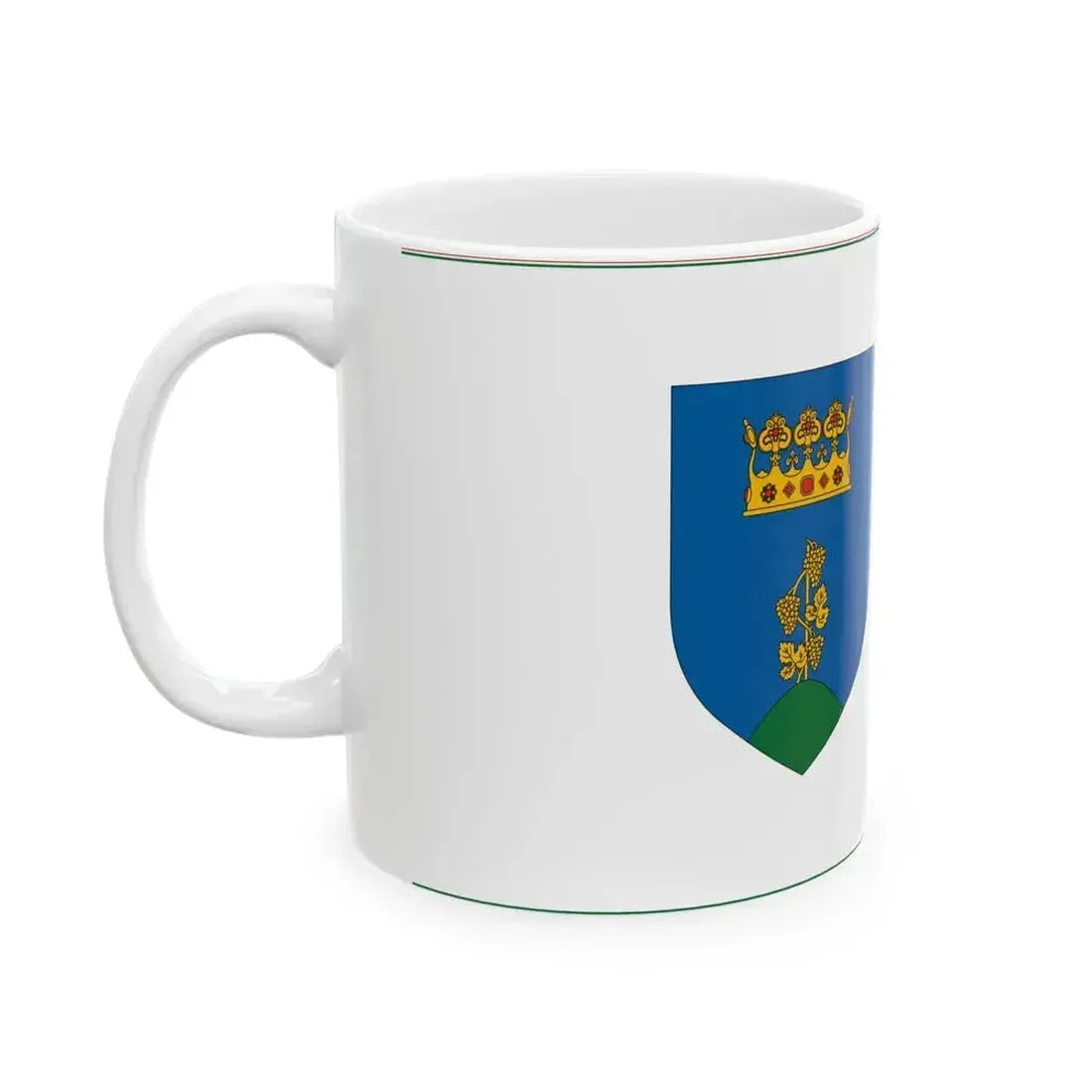 Flag of Aszofo (Hungary) White Coffee Mug - Go Mug Yourself