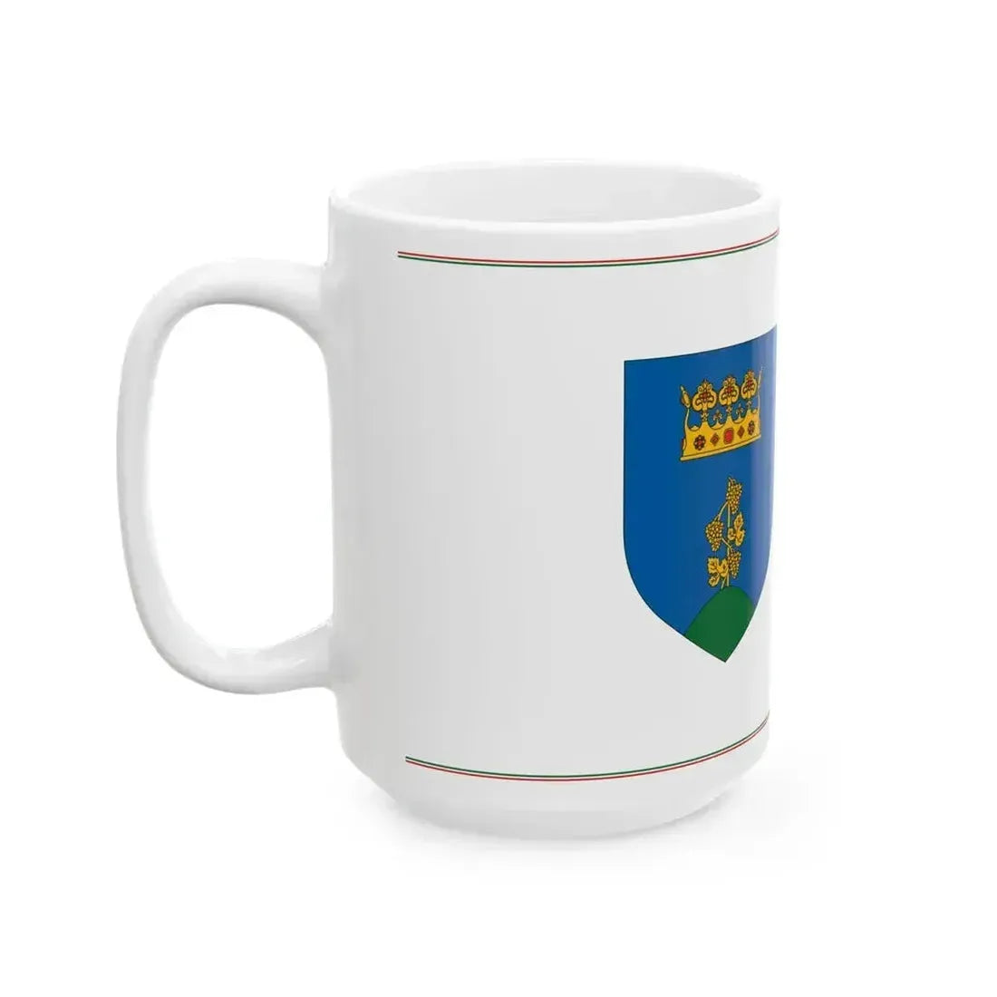 Flag of Aszofo (Hungary) White Coffee Mug - Go Mug Yourself