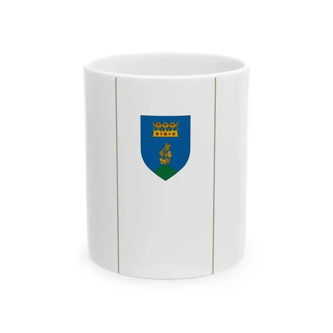 Flag of Aszofo vertical (Hungary) White Coffee Mug 11oz - Go Mug Yourself