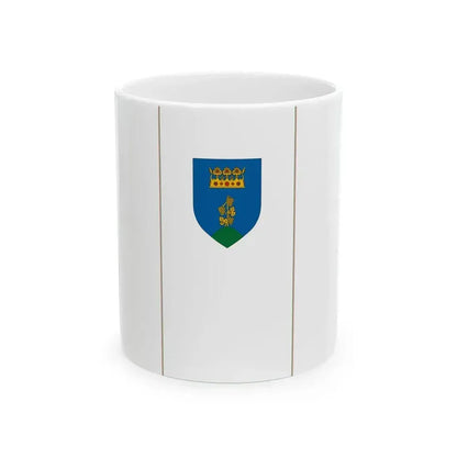 Flag of Aszofo vertical (Hungary) White Coffee Mug 11oz - Go Mug Yourself