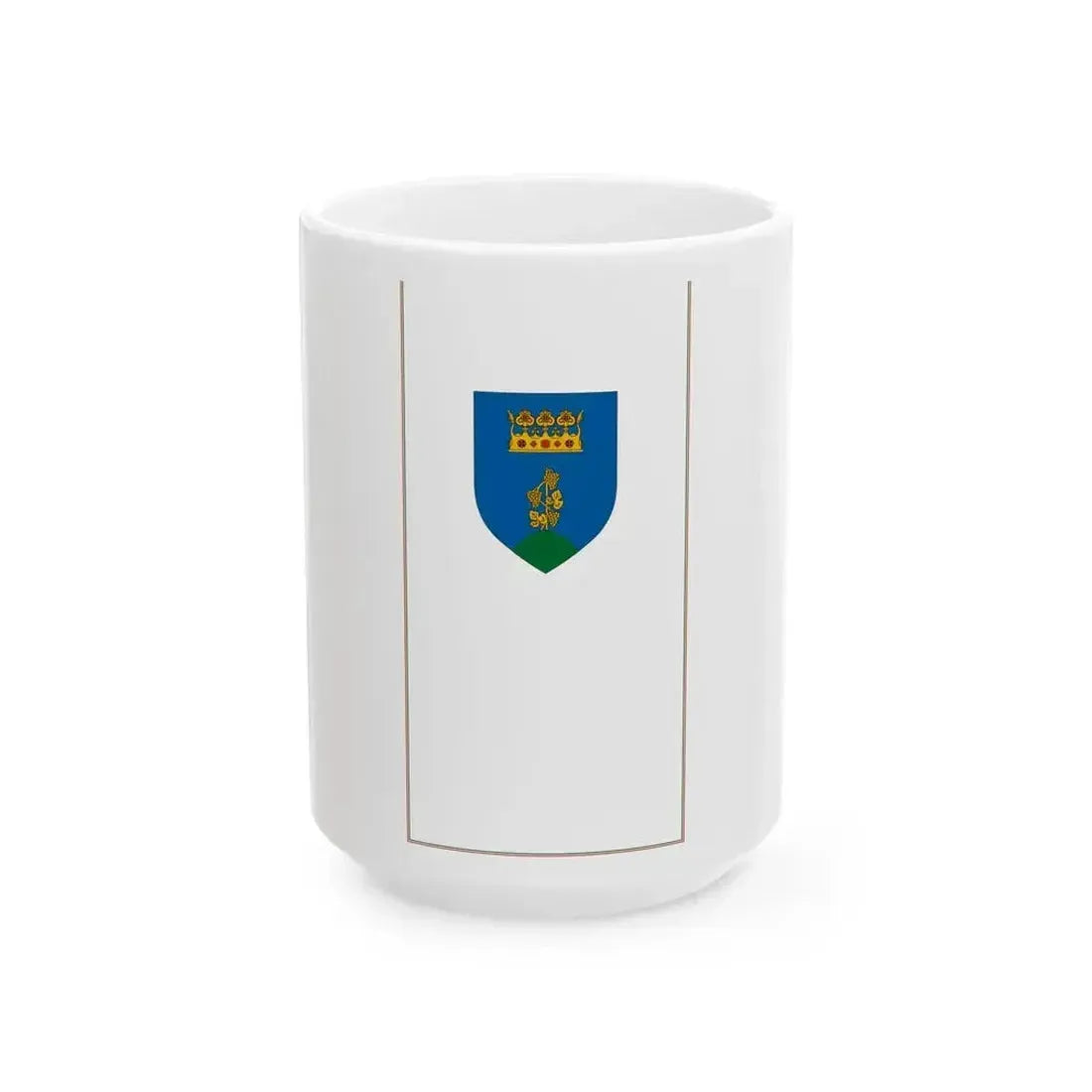 Flag of Aszofo vertical (Hungary) White Coffee Mug 15oz - Go Mug Yourself