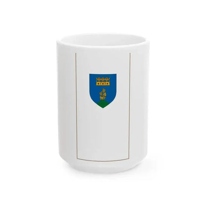 Flag of Aszofo vertical (Hungary) White Coffee Mug 15oz - Go Mug Yourself