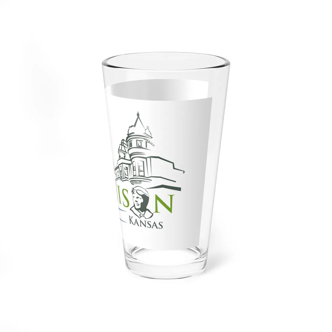 Flag of Atchison Kansas (United States) Pint Glass 16oz - Go Mug Yourself