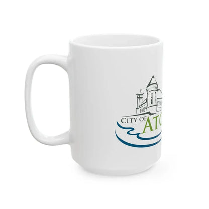 Flag of Atchison Kansas (United States) White Coffee Mug - Go Mug Yourself