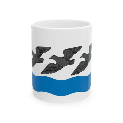 Flag of Atkarsky district (Russia) White Coffee Mug 11oz - Go Mug Yourself