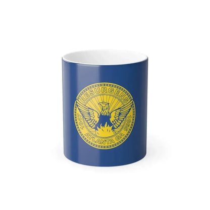Flag of Atlanta - Color Changing Coffee Mug 11oz - Go Mug Yourself